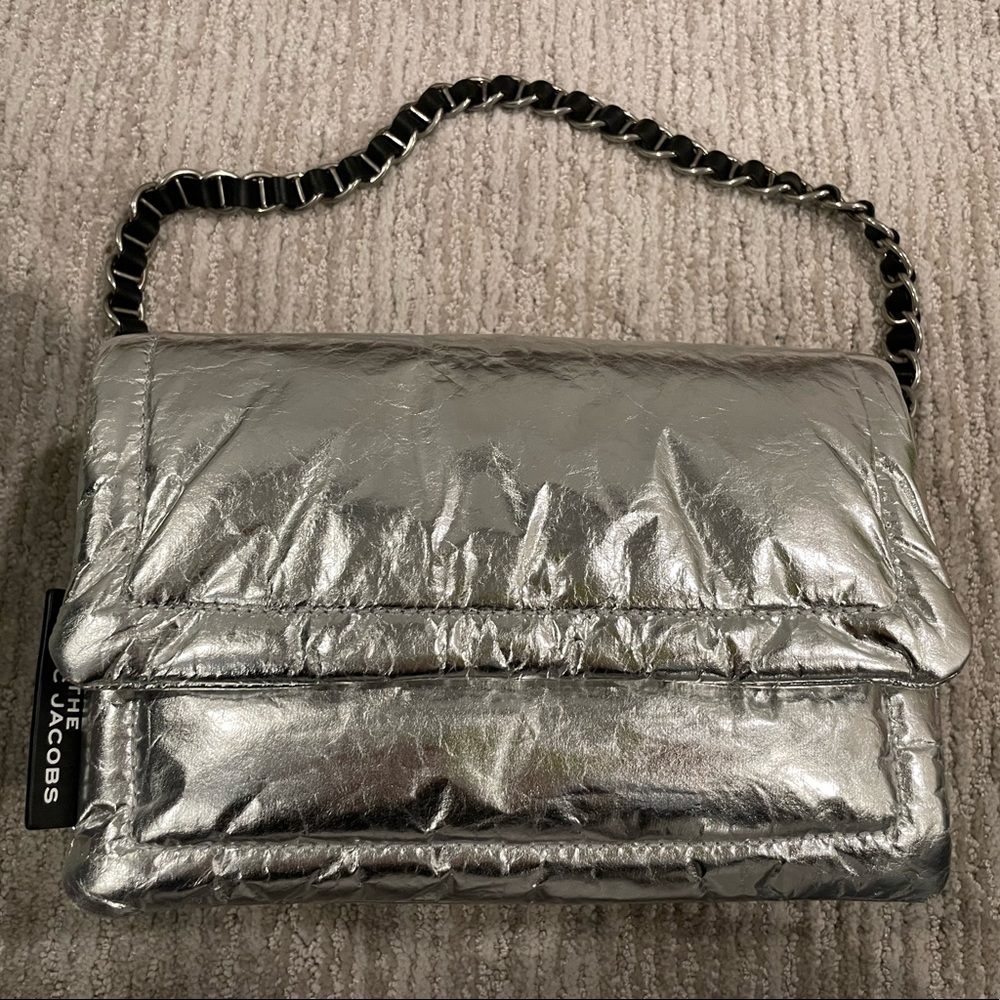 Marc Jacobs The Pillow Bag in Silver